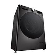 LG Πλυντήριο/Στεγνωτήριο Ρούχων 11/6kg TurboWash 360™, προοπτική όψη από δεξιά κάτω, D4R7511TSBB, thumbnail 13