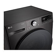 LG Πλυντήριο/Στεγνωτήριο Ρούχων 11/6kg TurboWash 360™, κάτοψη άνω τμήματος και ελεγκτή, D4R7511TSBB, thumbnail 3