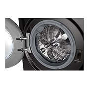 LG Πλυντήριο/Στεγνωτήριο Ρούχων 11/6kg TurboWash 360™, όψη εσωτερικού του ανοξείδωτου ανυψωτικού, D4R7511TSBB, thumbnail 4