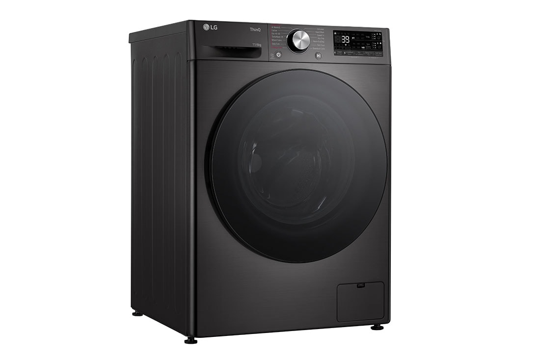 LG Πλυντήριο/Στεγνωτήριο Ρούχων 11/6kg TurboWash 360™, αριστερή όψη, D4R7511TSBB, thumbnail 11