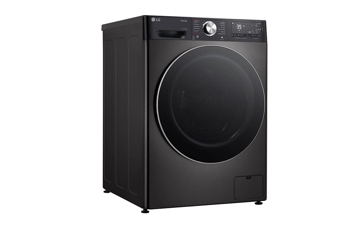 LG Πλυντήριο / Στεγνωτήριο Ρούχων 13/7kg, AI DD™, Ατμού, TurboWash 360™, Left side view, D4R9513TPBC, thumbnail 10