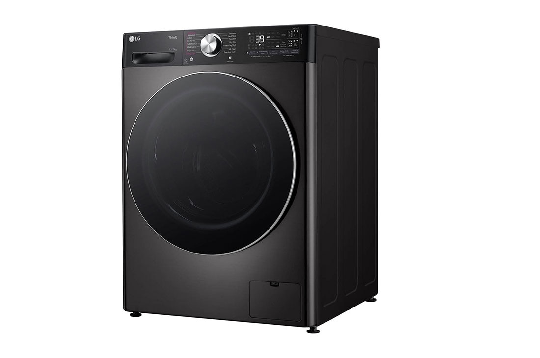 LG Πλυντήριο / Στεγνωτήριο Ρούχων 13/7kg, AI DD™, Ατμού, TurboWash 360™, Right side view, D4R9513TPBC, thumbnail 12