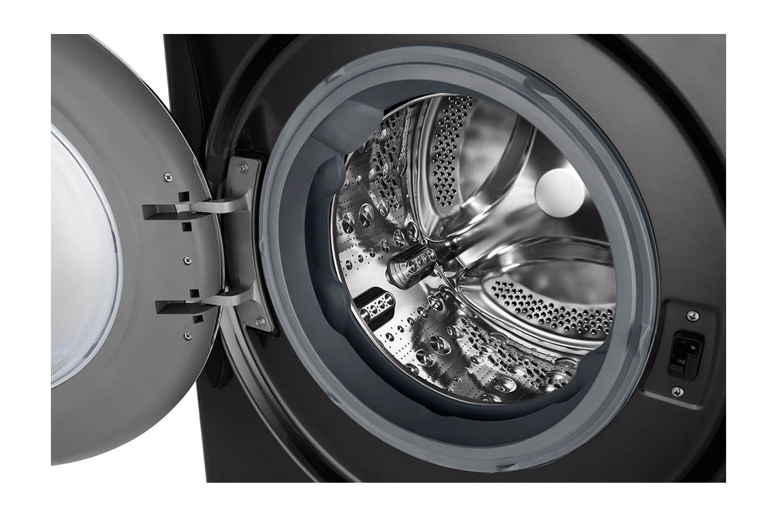LG Πλυντήριο / Στεγνωτήριο Ρούχων 13/7kg, AI DD™, Ατμού, TurboWash 360™, Drum view, D4R9513TPBC, thumbnail 4