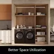 LG WashTower Πλυντήριο/Στεγνωτήριο 12/10, AIDD, Turbowash 360™, Αντλία Θερμότητας , WT1210EGF, thumbnail 9