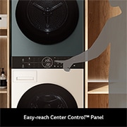 LG WashTower Πλυντήριο/Στεγνωτήριο 12/10, AIDD, Turbowash 360™, Αντλία Θερμότητας , WT1210EGF, thumbnail 10