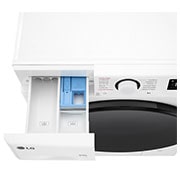 LG Πλυντήριο / Στεγνωτήριο Ρούχων Slim 8/5kg, AI DD™, Ατμού, TurboWash 360™, Top Detergent port Open, D2R50S8TSWB, thumbnail 7