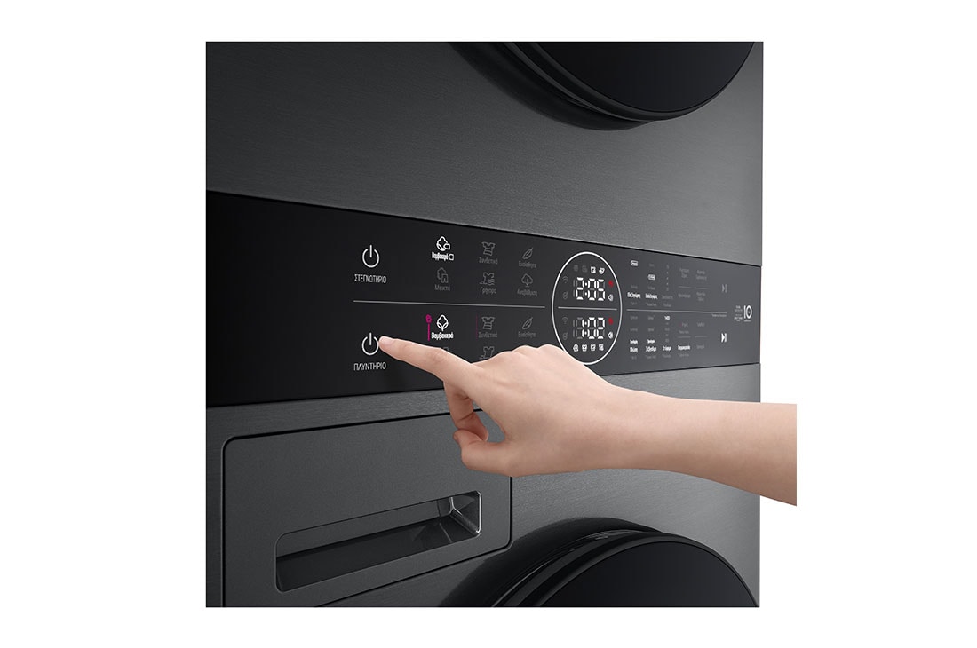 LG WashTower Πλυντήριο/Στεγνωτήριο 12/10, AIDD, Turbowash 360™, Αντλία Θερμότητας , WT1210BBF, thumbnail 11