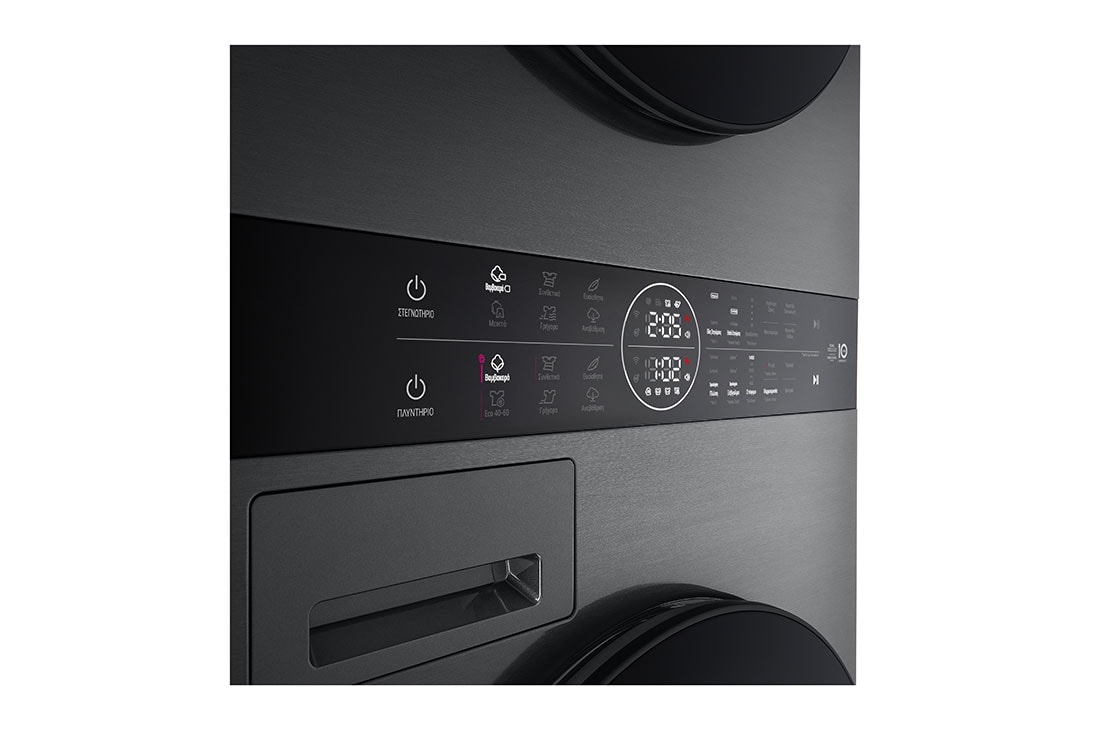 LG WashTower Πλυντήριο/Στεγνωτήριο 12/10, AIDD, Turbowash 360™, Αντλία Θερμότητας , WT1210BBF, thumbnail 12