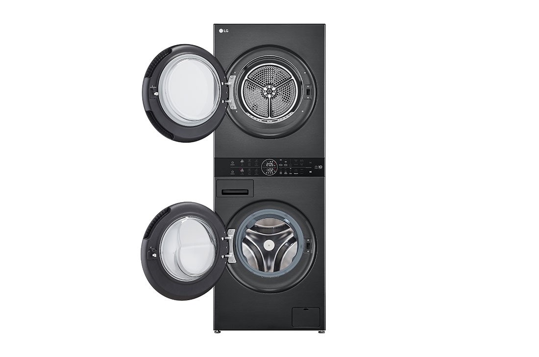 LG WashTower Πλυντήριο/Στεγνωτήριο 12/10, AIDD, Turbowash 360™, Αντλία Θερμότητας , WT1210BBF, thumbnail 3