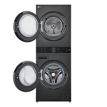 LG WashTower Πλυντήριο/Στεγνωτήριο 12/10, AIDD, Turbowash 360™, Αντλία Θερμότητας , WT1210BBF, thumbnail 3