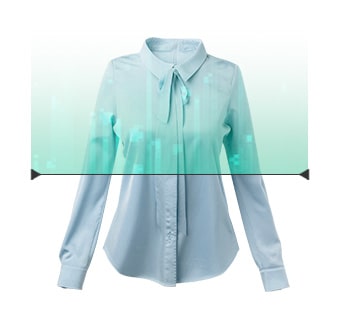 Εικόνα αισθητήρα που ανιχνεύει τον τύπο υφάσματος για πλύσιμο ακριβείας