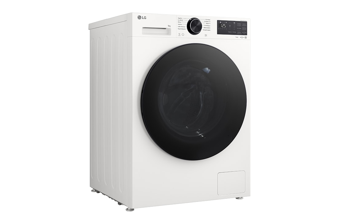 LG Πλυντήριο ρούχων 9kg, AIDD, TurboWash, Εσωτερική λήψη του πλυντηρίου ρούχων εμπρόσθιας φόρτωσης της LG, F4X5009TWB, thumbnail 8
