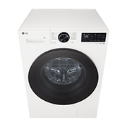 LG Πλυντήριο ρούχων 9kg, AIDD, TurboWash, Εικόνα που δείχνει ένα πλυντήριο σε ένα σαλόνι με αξιολόγηση ενεργειακής απόδοσης A δίπλα του, καταναλώνοντας 30% λιγότερη ηλεκτρική ενέργεια, F4X5009TWB, thumbnail 3