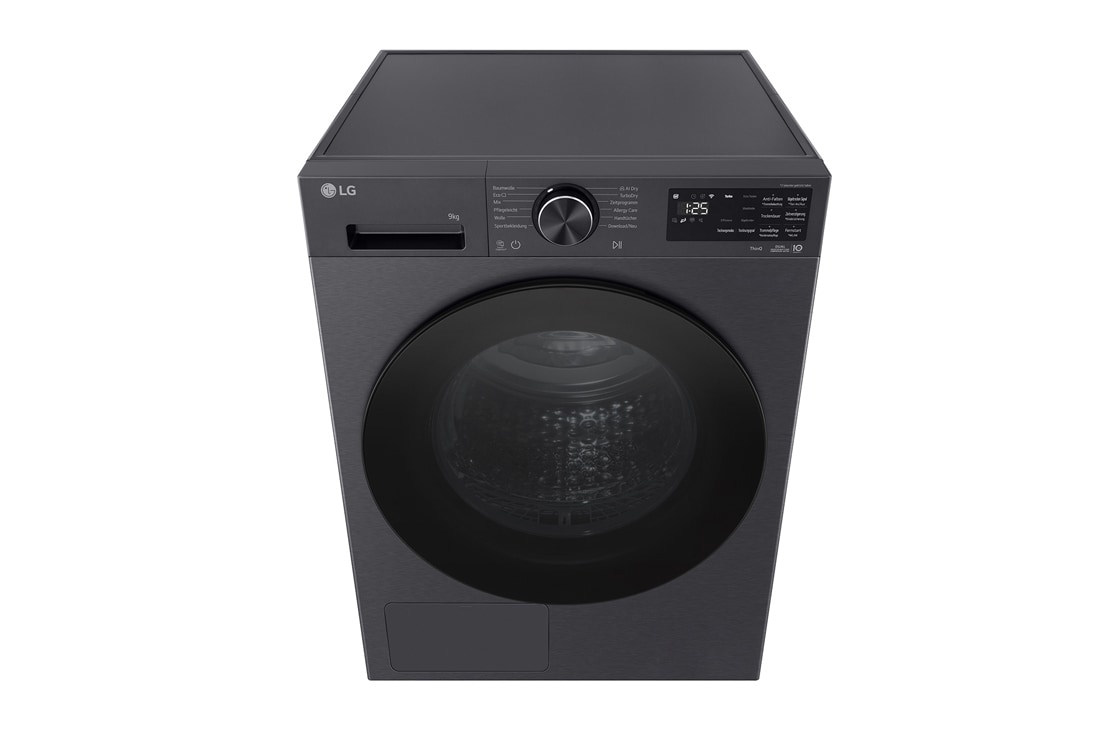 LG Στεγνωτήριο LG AI DUAL Inverter με AI Dry™, fronthighangle, RHX5009NBB, thumbnail 3