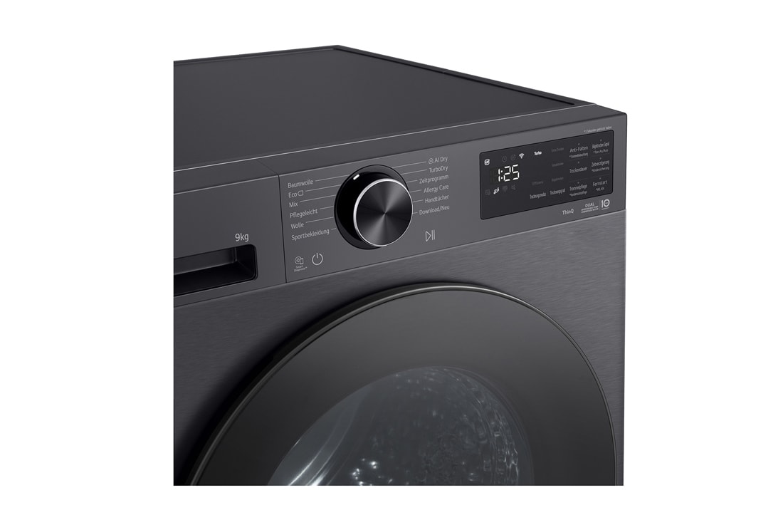 LG Στεγνωτήριο LG AI DUAL Inverter με AI Dry™, knobdisplaydetail, RHX5009NBB, thumbnail 4