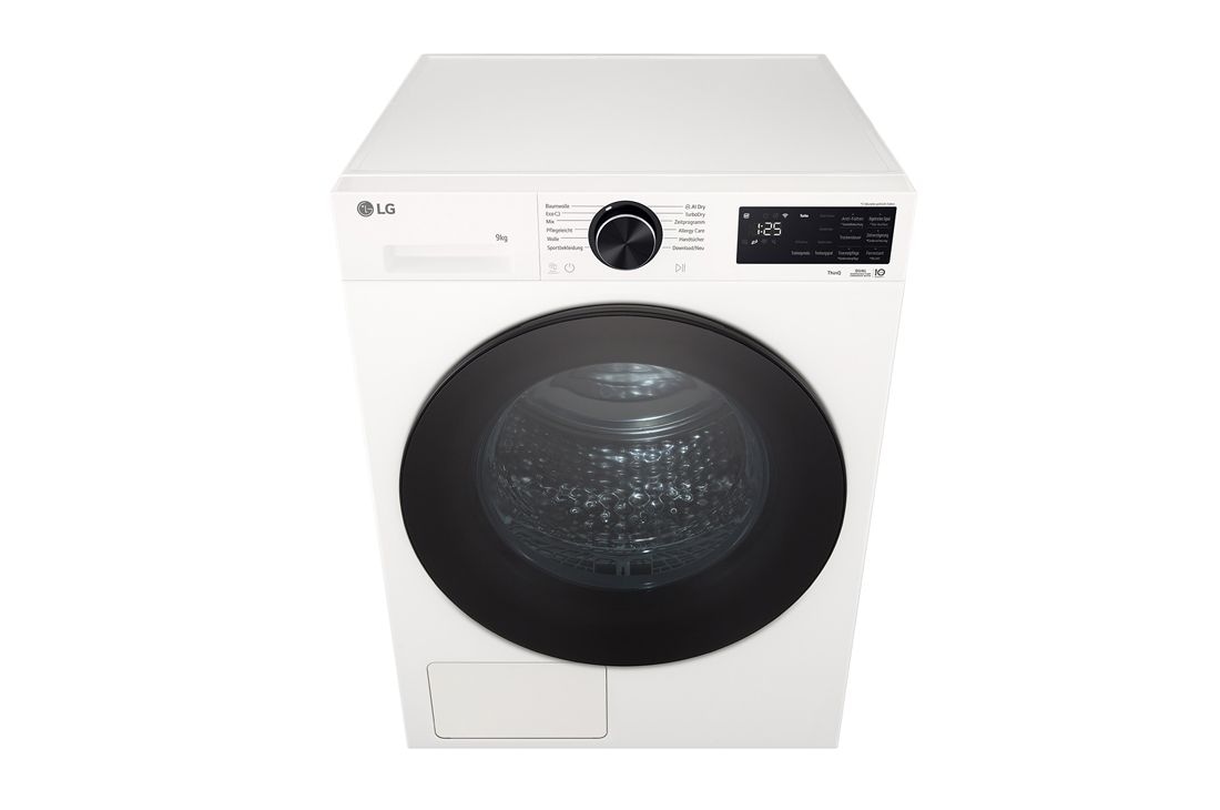 LG Στεγνωτήριο LG AI DUAL Inverter με AI Dry™, fronthighangle, RHX5009TWB, thumbnail 3