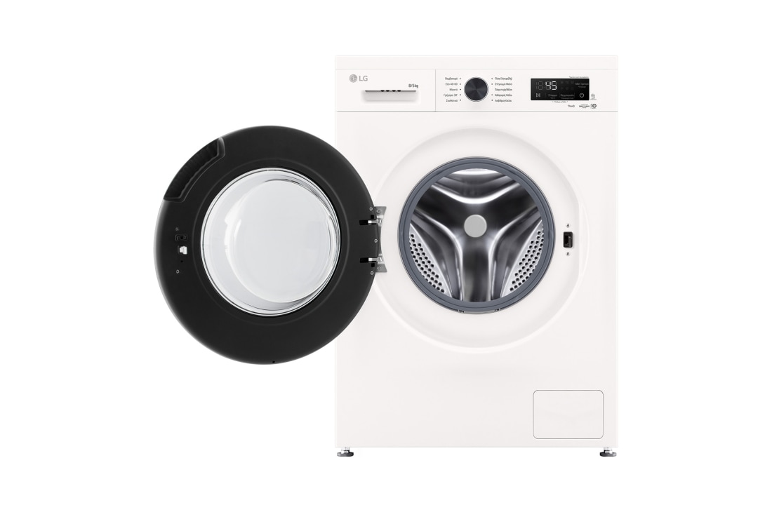 LG Πλυντήριο/Στεγνωτήριο Ρούχων 8/5kg, Inverter Direct Drive™, Steam™, Πλυντήριο/Στεγνωτήριο Ρούχων 8/5kg, Inverter Direct Drive™, Steam™, W4X1085NWB, thumbnail 2