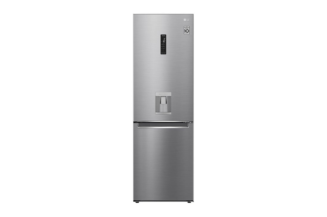 LG Ψυγειοκαταψύκτης Total No Frost 186 x 59,5 cm με βρυσάκι νερού, Dispenser_Front_inverter_ThinQ, GBF71PZDMN