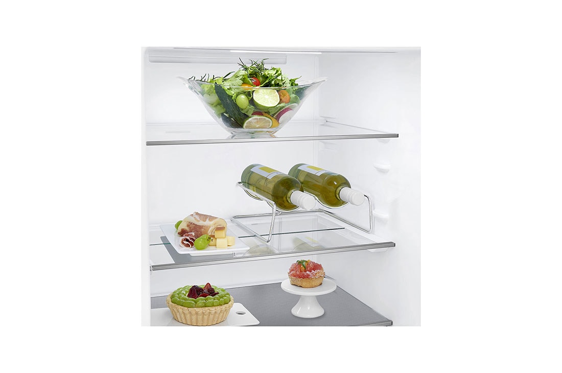 LG Ψυγειοκαταψύκτης Total No Frost 186 x 59,5 cm με βρυσάκι νερού, Disp_Winerack_Food, GBF71PZDMN, thumbnail 6