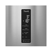 LG Ψυγειοκαταψύκτης Total No Frost 186 x 59,5 cm με βρυσάκι νερού, Inverter_ThinQ, GBF71PZDMN, thumbnail 10