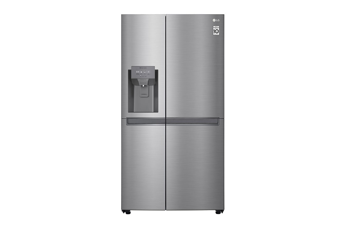 LG Ψυγείο Ντουλάπα Κάθετης Διάταξης (SxS) Total No Frost  1790 x 91,2 cm , Dispenser_Front_inverter_ThinQ, GSL481PZXZ