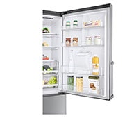 LG Ψυγειοκαταψύκτης Total No Frost 185 x 70,5 cm με βρυσάκι νερού, Top door open , GBF567PZCMB, thumbnail 6