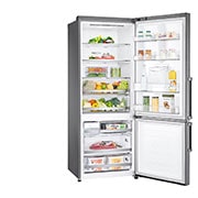 LG Ψυγειοκαταψύκτης Total No Frost 185 x 70,5 cm με βρυσάκι νερού, Right door open with food, GBF567PZCMB, thumbnail 10