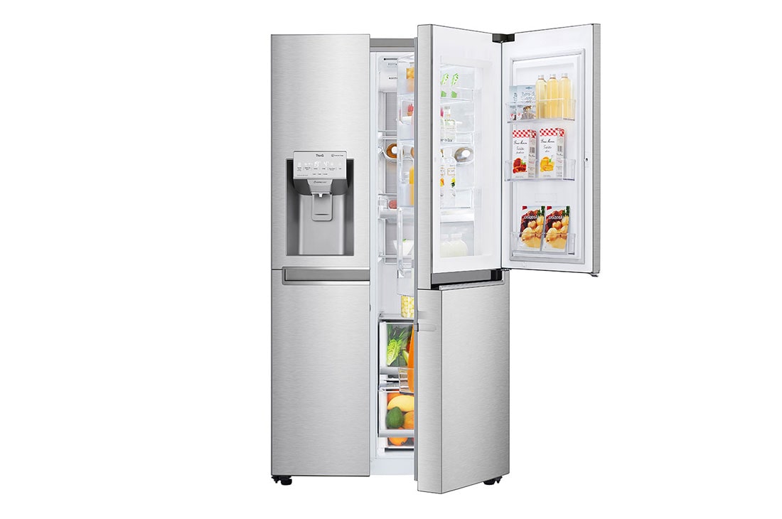LG Ψυγείο Ντουλάπα Κάθετης Διάταξης (SxS) Total No Frost 1790 x 91,2 cm, GSJ960NSCZ, GSJ960NSCZ