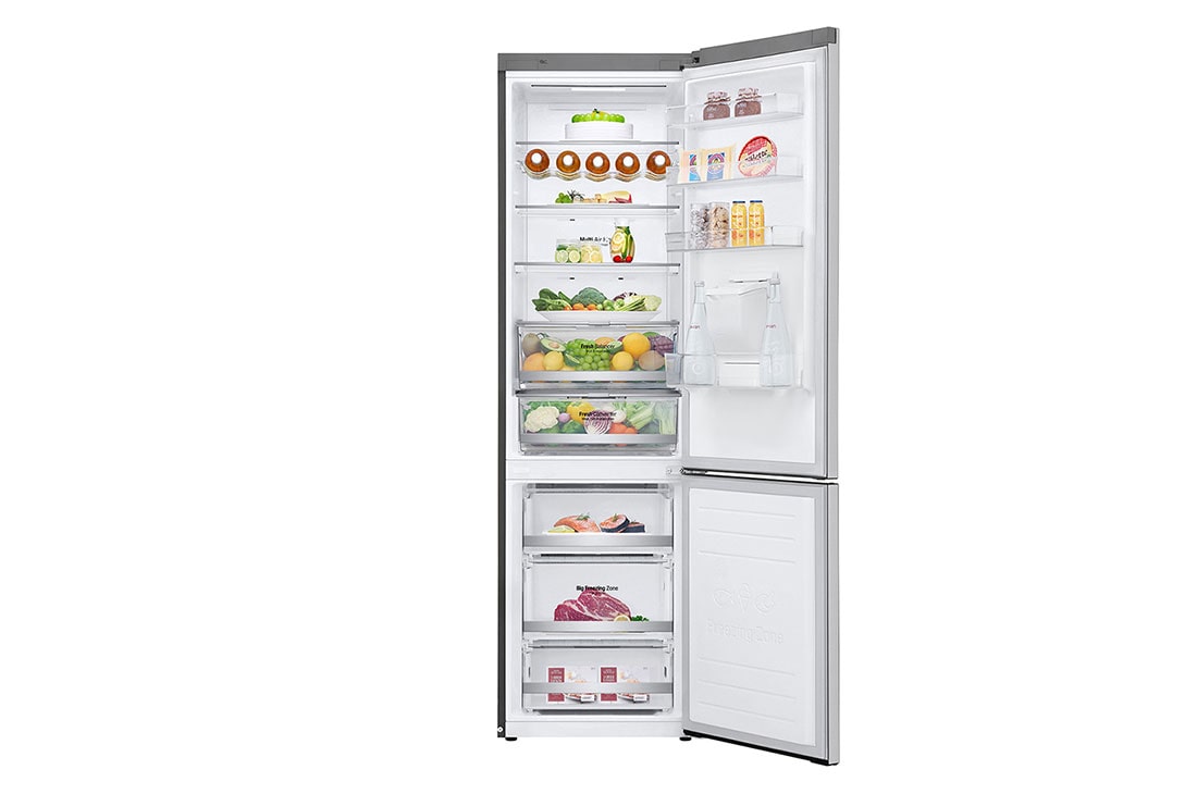 LG Ψυγειοκαταψύκτης Total No Frost 203 x 59,5 cm με βρυσάκι νερού, Front Open Food, GBF72NSDMN, thumbnail 2