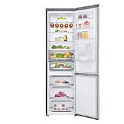 LG Ψυγειοκαταψύκτης Total No Frost 203 x 59,5 cm με βρυσάκι νερού, Front Open Food, GBF72NSDMN, thumbnail 2