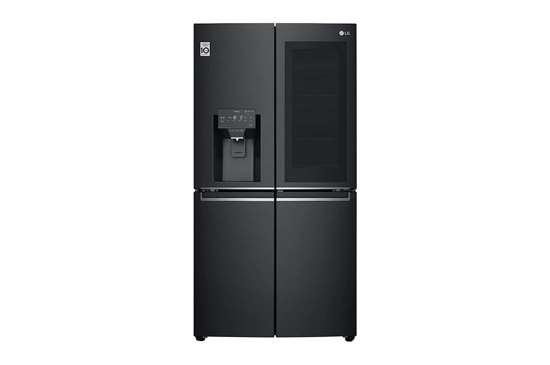 LG Ψυγείο Ντουλάπα Οριζόντιας Διάταξης (Multi Door) Total No Frost με InstaView Door-in-Door® 1793 x 91,2 cm, Μπροστινή όψη με ανοικτό Door-in-Door, GMX945MC9F, thumbnail 2