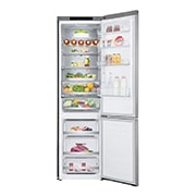 LG Ψυγειοκαταψύκτης Total No Frost 203 x 59,5 cm , V+203_extra_pocket_i-micom_sts_FrontAllOpen_Food2, GBB92STBAP, thumbnail 3