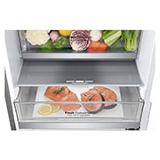 LG Ψυγειοκαταψύκτης Total No Frost 203 x 59,5 cm , V+203_extra_pocket_i-micom_sts_BottomDrawer _Fish_Food, GBB92STBAP, thumbnail 6