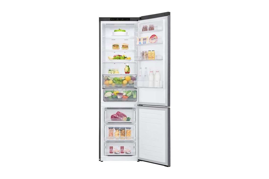 LG Ψυγειοκαταψύκτης Total No Frost 203 x 59,5 cm , V+203_PMG+pocket_I-micom_DS_FrontAllOpen_Food2, GBP62DSNCN, thumbnail 3