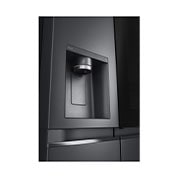 LG Ψυγείο Ντουλάπα Κάθετης Διάταξης (SxS) Total No Frost με InstaView Door-in-Door® 1790 x 91,3 cm, όψη βρύσης, GSXV90MCDE, thumbnail 7