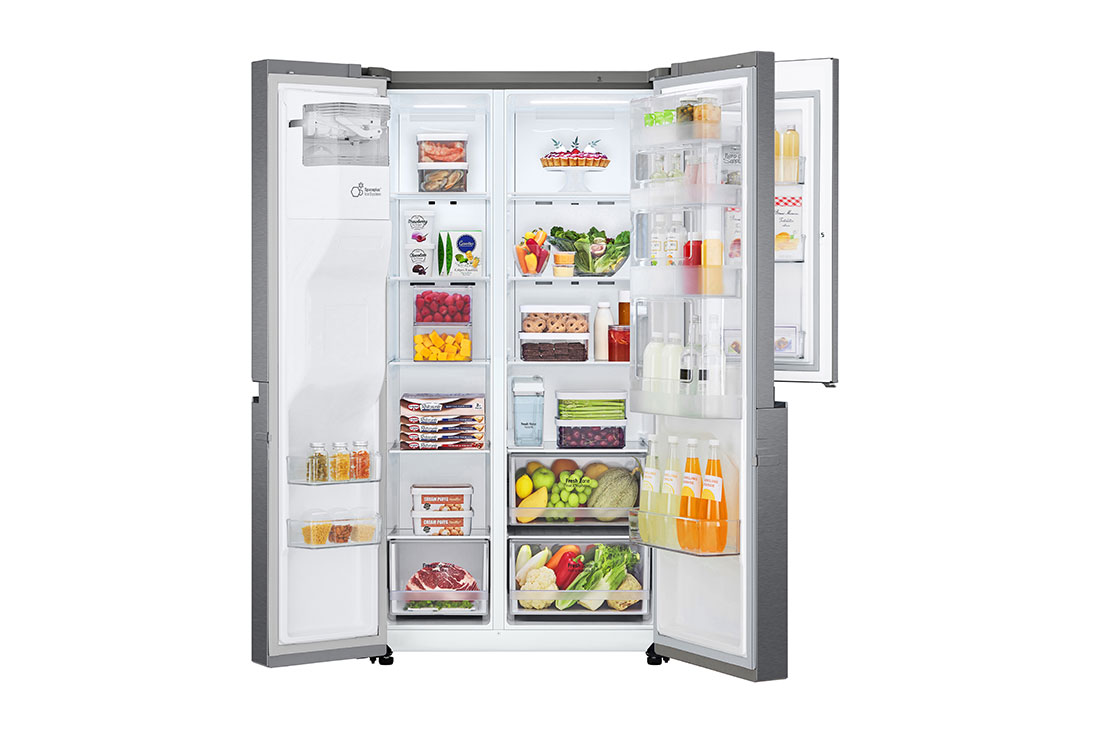 LG Ψυγείο Ντουλάπα Κάθετης Διάταξης (SxS) Total No Frost  με Door-in-Door® 1790 x 91,3 cm , GSJV31DSXF, GSJV31DSXF, thumbnail 3