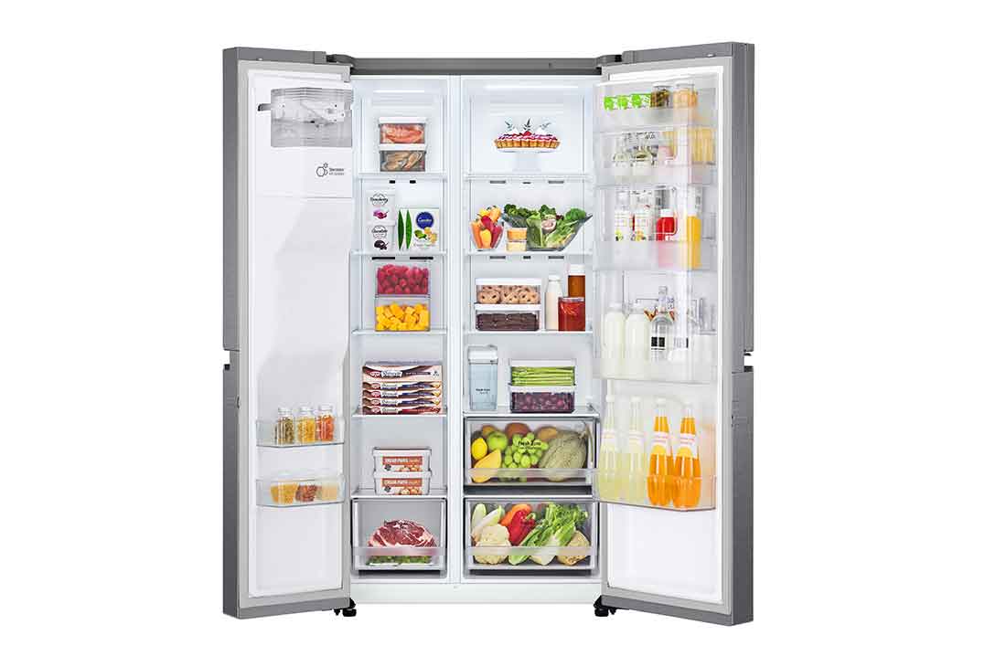 LG Ψυγείο Ντουλάπα Κάθετης Διάταξης (SxS) Total No Frost  με Door-in-Door® 1790 x 91,3 cm , GSJV31DSXF, GSJV31DSXF, thumbnail 9