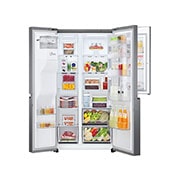 LG Ψυγείο Ντουλάπα Κάθετης Διάταξης (SxS) Total No Frost  με Door-in-Door® 1790 x 91,3 cm , GSJV31DSXF, GSJV31DSXF, thumbnail 3
