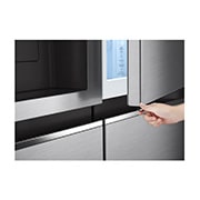 LG Ψυγείο Ντουλάπα Κάθετης Διάταξης (SxS) Total No Frost με Door-in-Door® 1790 x 91,3 cm , όψη i-micom, GSJV70PZLE, thumbnail 6