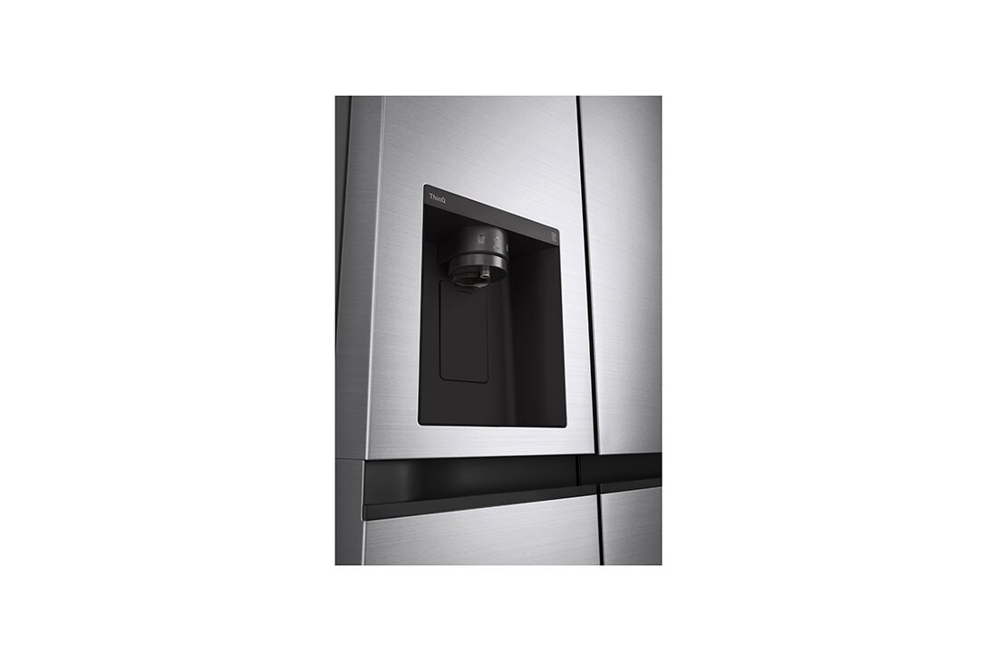 LG Ψυγείο Ντουλάπα Κάθετης Διάταξης (SxS) Total No Frost 1790 x 91,3 cm , όψη βρύσης 2, GSLV51PZXM, thumbnail 7