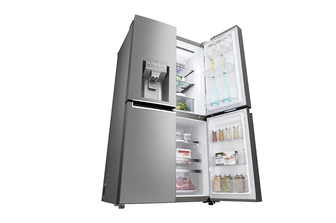 LG Ψυγείο Ντουλάπα Οριζόντιας Διάταξης (Multi Door) Total No Frost 1793 x 91,2 cm , ανοικτή όψη τροφίμων εμπρός δεξιά, GML945PZ8F, thumbnail 10