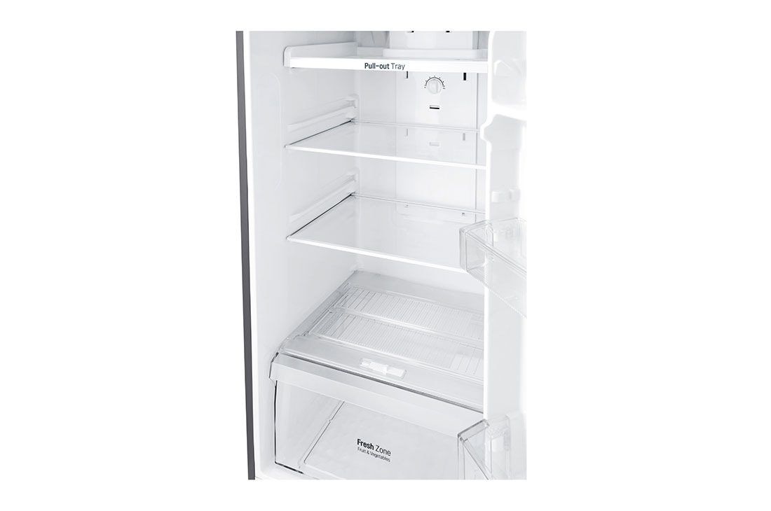 LG Ψυγείο Δίπορτο Total No Frost 166,5 x 55,5 cm, άνω καταψύκτης ανοικτός με κινητή παγομηχανή προσαρτημένη και τρόφιμα αποθηκευμένα, GTB362PZCMD, thumbnail 4