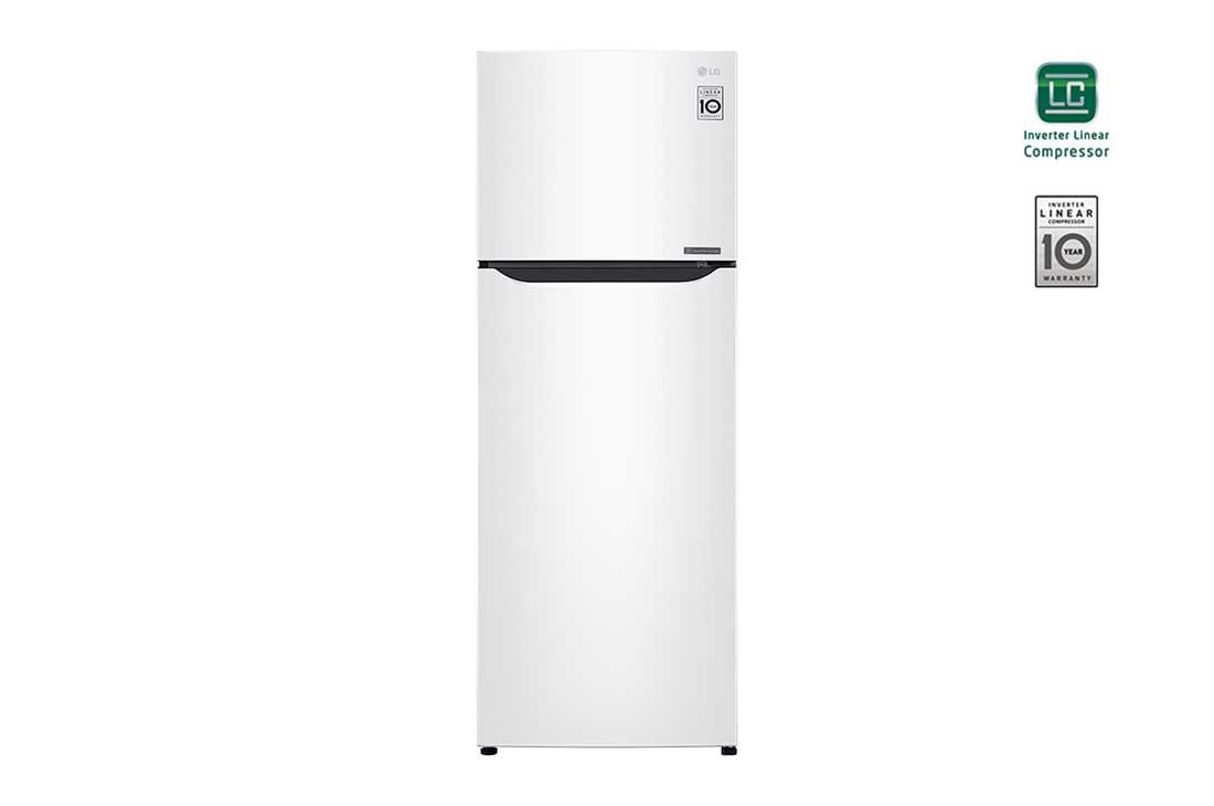 LG Ψυγείο Δίπορτο Total No Frost<br>166,5 x 55,5 cm, μπροστινή όψη, GTB362SHCMD