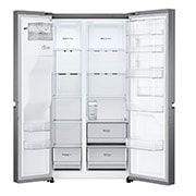 LG Ψυγείο Ντουλάπα Κάθετης Διάταξης (SxS) Total No Frost  με Door-in-Door® 1790 x 91,3 cm , Μπροστινή ανοικτή όψη, GSJV31DSXE, thumbnail 10