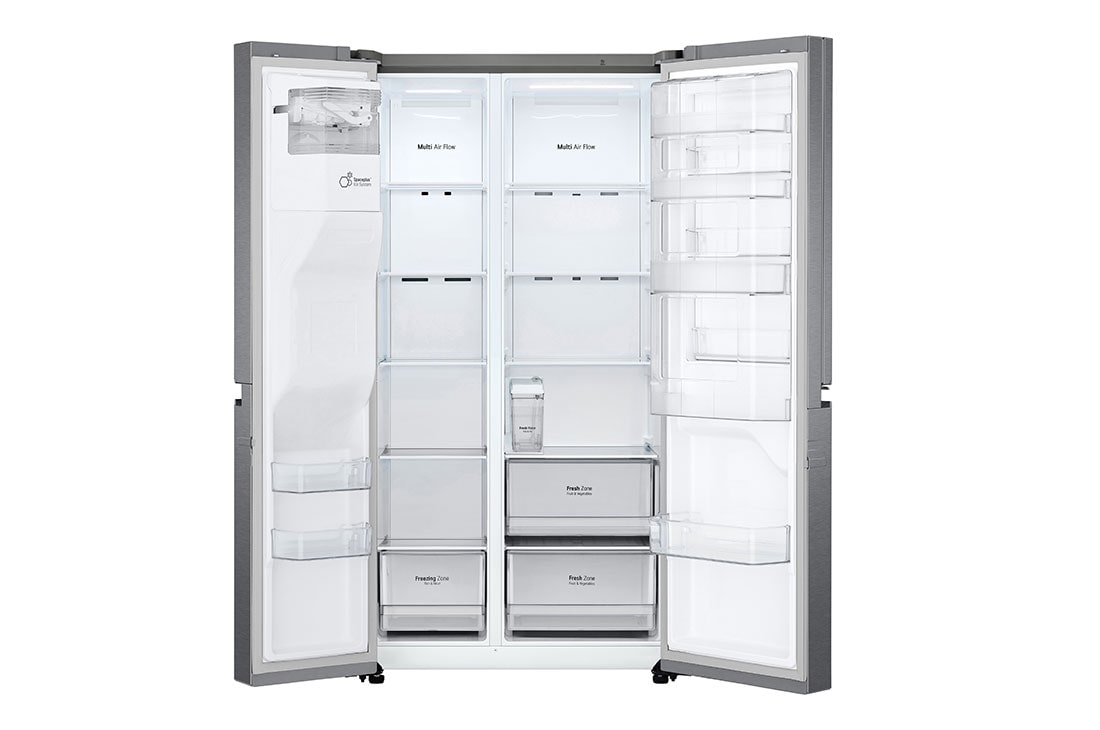 LG Ψυγείο Ντουλάπα Κάθετης Διάταξης (SxS) Total No Frost  με Door-in-Door® 1790 x 91,3 cm , Μπροστινή ανοικτή όψη, GSJV31DSXE, thumbnail 10
