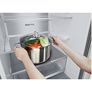 LG Ψυγειοκαταψύκτης Total No Frost 203 x 59,5 cm , LG Ψυγειοκαταψύκτης Total No Frost 203 x 59,5 cm , GBB72SWVGN, GBB72PZ7CN1, thumbnail 9