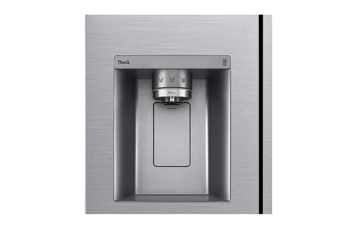 LG Ψυγείο Ντουλάπα Κάθετης Διάταξης (SxS) Total No Frost 1790 x 91,3 cm , Μπροστινή ανοικτή όψη, GSLV90PZAD, thumbnail 7