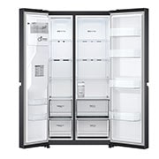 LG Ψυγείο Ντουλάπα Κάθετης Διάταξης (SxS) Total No Frost 179 x 91,3 cm , Front view without food door open, GSLV71MCTD, thumbnail 3