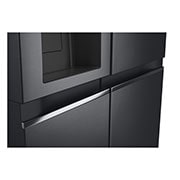 LG Ψυγείο Ντουλάπα Κάθετης Διάταξης (SxS) Total No Frost 179 x 91,3 cm , Rear view, GSLV71MCTD, thumbnail 8