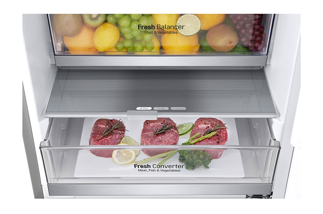 LG Ψυγειοκαταψύκτης Total No Frost 203 x 59,5 cm , GBB72MBUBN, thumbnail 5